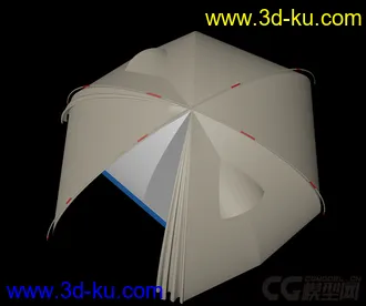 3D打印模型旅行帐篷 露营帐篷 野营帐篷的图片