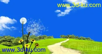 3D打印模型风吹蒲公英3的图片