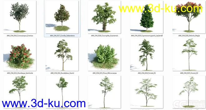 Archmodels.Vol.154 植物灌木花草模型的图片2