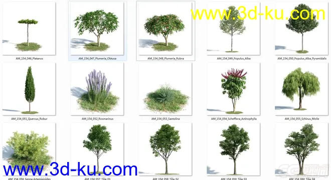 Archmodels.Vol.154 植物灌木花草模型的图片4