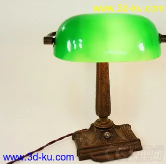 3D打印模型老式台灯的图片