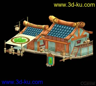 3D打印模型Q版场景   欢迎下载资源的图片