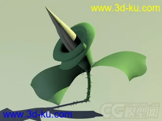 3D打印模型鬼吹灯Q版尸香魔芋花的图片