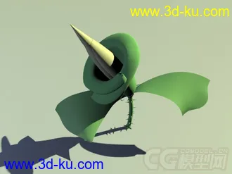 3D打印模型鬼吹灯Q版尸香魔芋花的图片