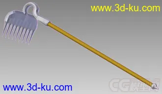 3D打印模型九齿钉耙的图片