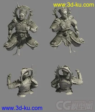 3D打印模型人物雕像的图片