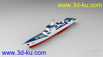 3D打印模型052C中华神盾的图片
