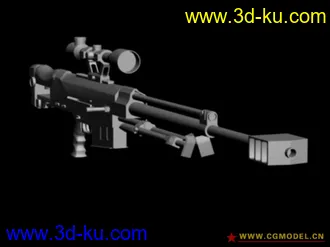3D打印模型闪点行动2-龙腾中国武器之M99反器材狙击的图片