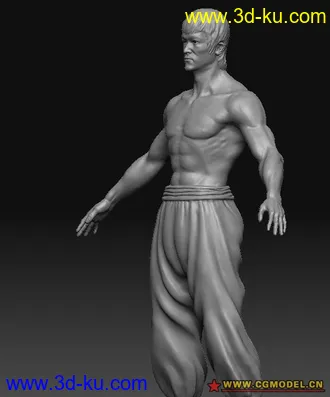 3D打印模型李小龙的图片