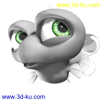 3D打印模型[MAX]超级可爱的卡通鱼的图片