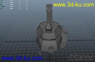 3D打印模型小城堡的图片