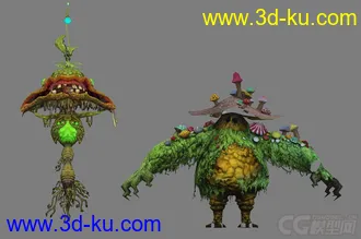 3D打印模型龙之谷怪物合集~的图片
