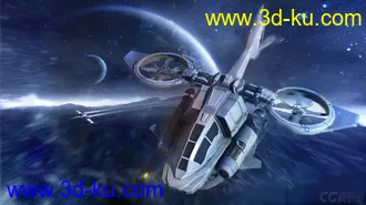 3D打印模型自己做的，模仿女妖做的飞机的图片