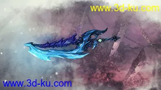 3D打印模型一把自己做的武器的图片