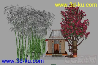 3D打印模型野外隐居的图片