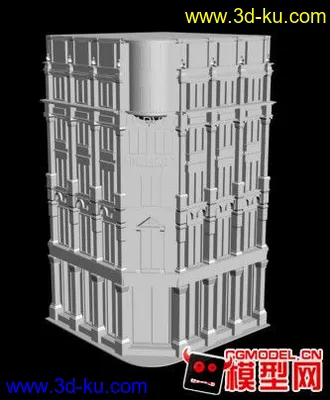3D打印模型法式建筑的图片