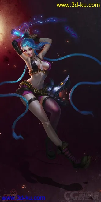3D打印模型JINX的图片
