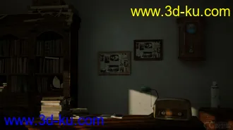 3D打印模型书房的图片