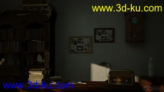 3D打印模型书房的图片