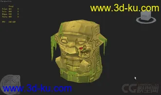 3D打印模型石墩的图片