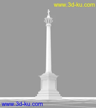 3D打印模型Nelsons纪念碑的图片