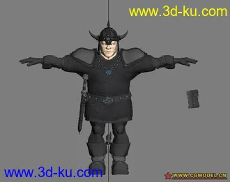 3D打印模型火枪男的图片