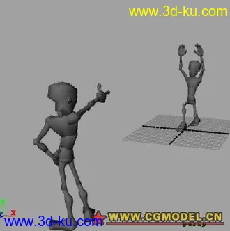 调完动作的模型文件（原创）的图片