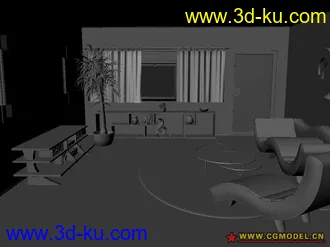 3D打印模型国外的室内作品的图片