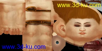 3D打印模型魔兽矮人裸模的图片