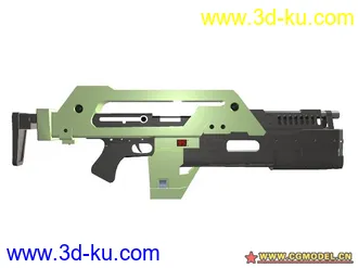 3D打印模型04年自己做的未来来复枪 见笑的图片