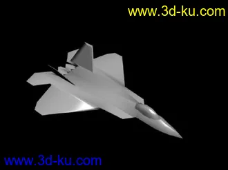 3D打印模型[3DS]-22"猛禽"战斗机低模的图片