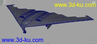 3D打印模型B2轰炸机的图片