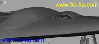 3D打印模型B2轰炸机的图片