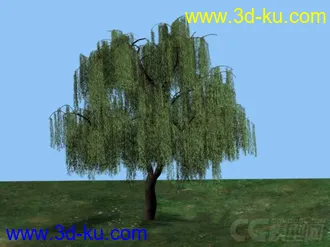 3D打印模型试用粒子流制作柳树的图片