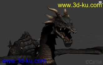 3D打印模型西方龙的图片