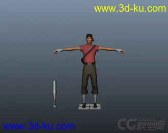 3D打印模型棒球手的图片