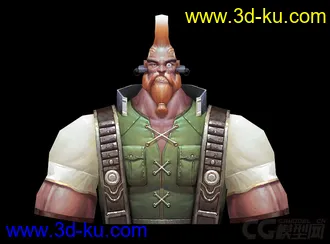 3D打印模型车希刚——男性半身的图片