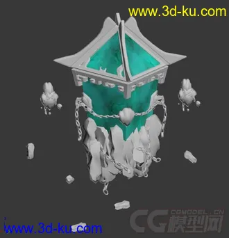 3D打印模型锁妖塔 水晶塔的图片