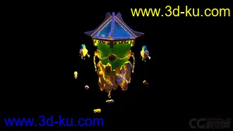 3D打印模型锁妖塔 水晶塔的图片