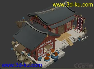 简单小屋模型的图片