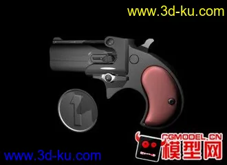 3D打印模型手枪高模的图片