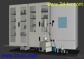 3D打印模型实验室化学仪器的图片