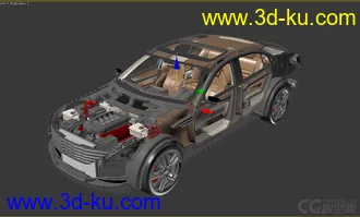 3D打印模型道奇汽车的图片