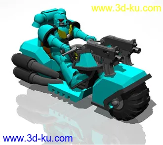 3D打印模型[3DS]机甲战争武器套件--绿军的图片