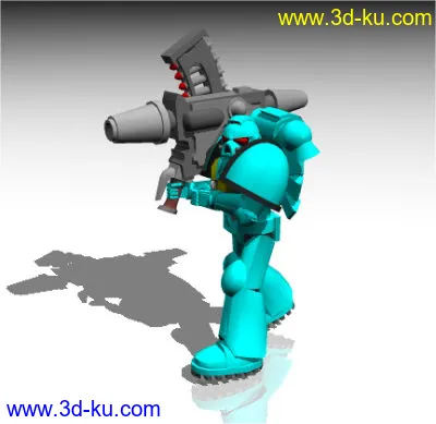[3DS]机甲战争武器套件--绿军模型的图片2