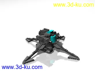 3D打印模型[3DS]机甲战争武器套件--绿军的图片