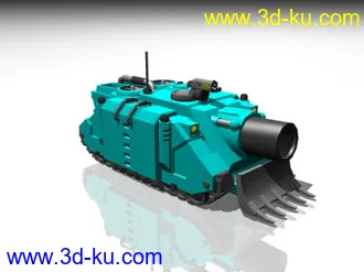 3D打印模型[3DS]机甲战争武器套件--绿军的图片