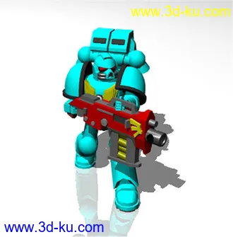 3D打印模型[3DS]机甲战争武器套件--绿军的图片