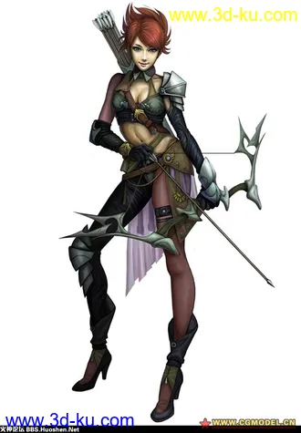 3D打印模型牛逼的弓箭手！的图片