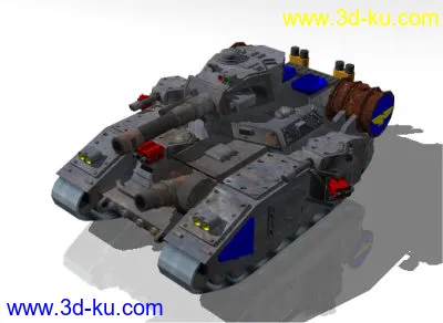 [3DS]机甲战争武器套件--蓝军模型的图片1